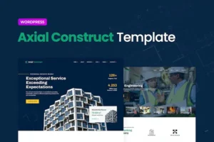 Axial-Construction Company Elementor Template Kit