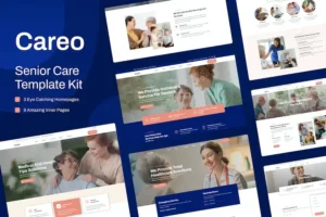 Careo-Elderly & Senior Care Elementor Template Kit